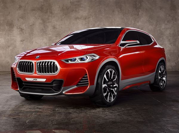La BMW Concept X2 affiche une silhouette élancée