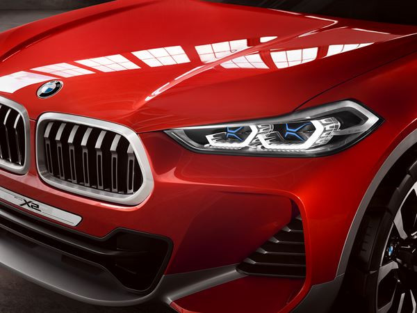 La BMW Concept X2 affiche une silhouette élancée