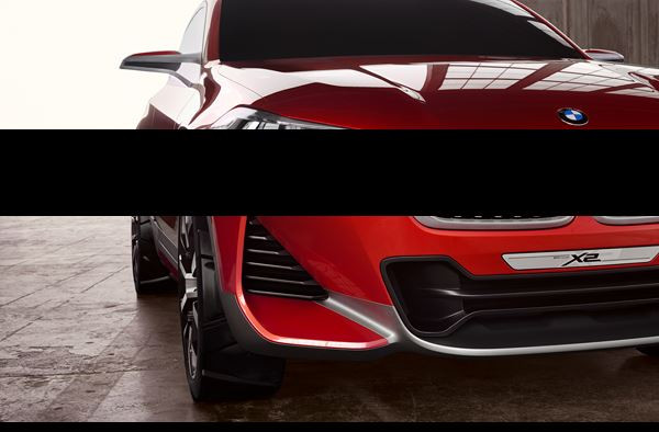 La BMW Concept X2 affiche une silhouette élancée