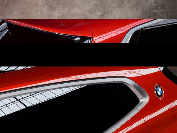 La BMW Concept X2 affiche une silhouette élancée