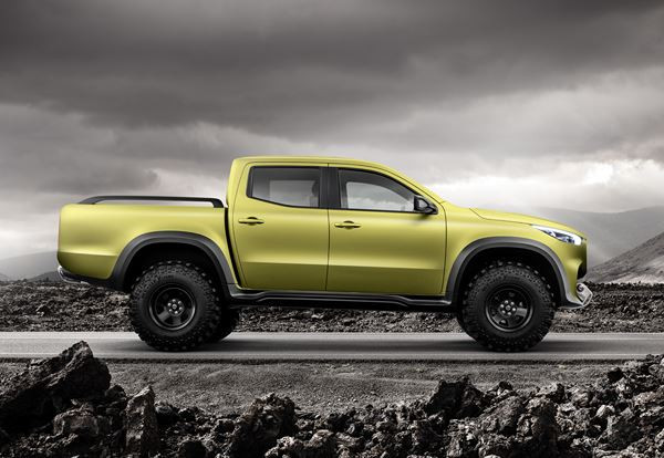 Le concept Mercedes X-Class powerful adventurer soigne ses aptitudes tout-terrain