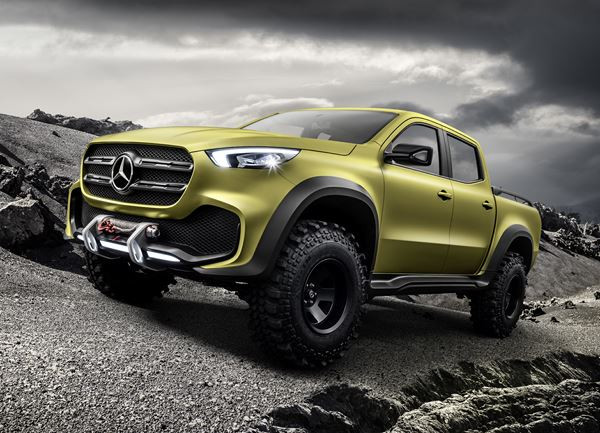 Le concept Mercedes X-Class powerful adventurer soigne ses aptitudes tout-terrain
