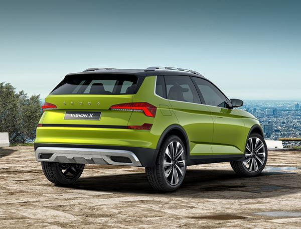 Le concept Vision X préfigure le prochain crossover urbain Skoda