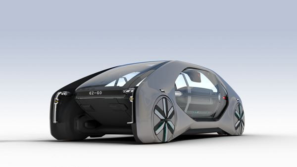 Renault EZ-GO: un concept de robot-véhicule électrique autonome et partagé