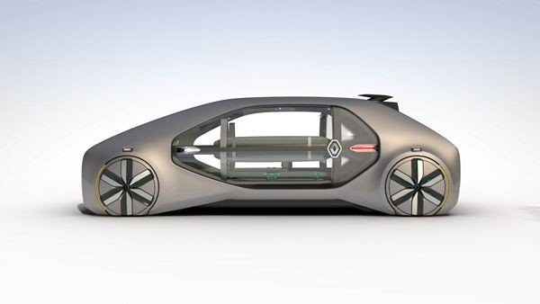 Renault EZ-GO: un concept de robot-véhicule électrique autonome et partagé