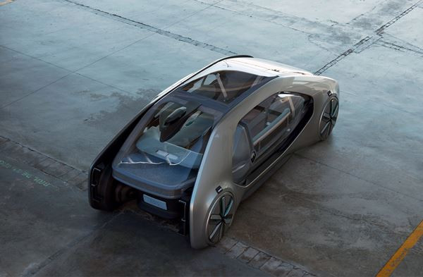 Renault EZ-GO: un concept de robot-véhicule électrique autonome et partagé