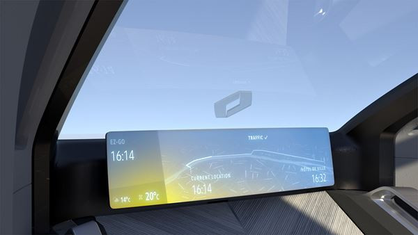 Renault EZ-GO: un concept de robot-véhicule électrique autonome et partagé