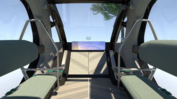 Renault EZ-GO: un concept de robot-véhicule électrique autonome et partagé