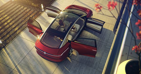 Volkswagen I.D. Vizzion: une berline haut de gamme électrique à conduite autonome