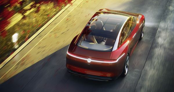 Volkswagen I.D. Vizzion: une berline haut de gamme électrique à conduite autonome