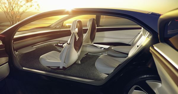Volkswagen I.D. Vizzion: une berline haut de gamme électrique à conduite autonome