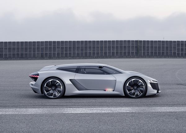 Le concept car Audi PB18 e-tron illustre une vision radicale de la supercar de demain