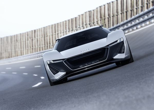 Le concept car Audi PB18 e-tron illustre une vision radicale de la supercar de demain