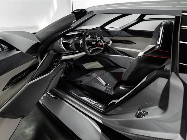 Le concept car Audi PB18 e-tron illustre une vision radicale de la supercar de demain