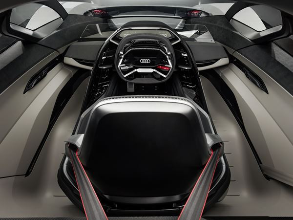Le concept car Audi PB18 e-tron illustre une vision radicale de la supercar de demain