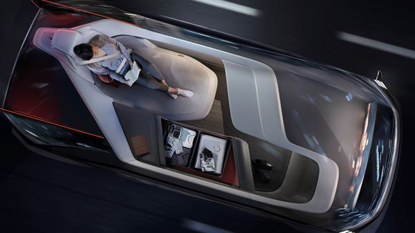 Le concept autonome Volvo 360c illustre la vision du futur automobile Volvo