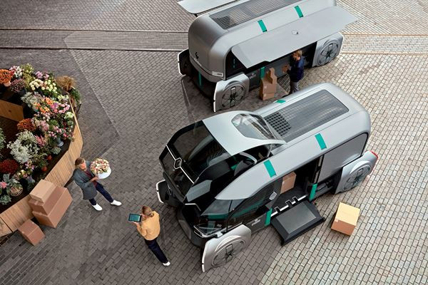 Renault EZ-Pro: un robot-véhicule autonome, électrique, connecté et partagé