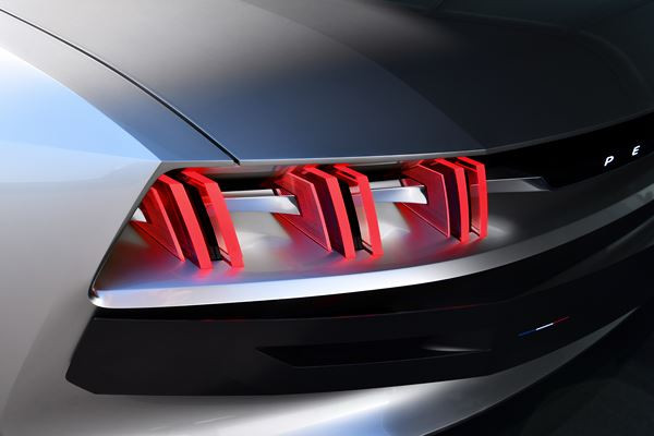 Peugeot e-Legend Concept: un coupé technologique aux lignes affûtées