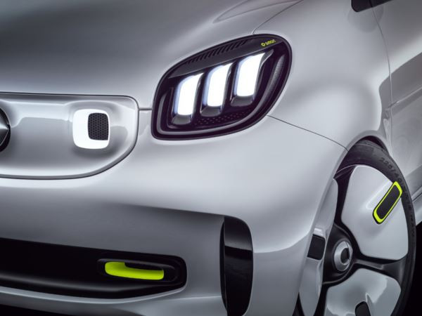 smart forease: un show car électrique sans toit et doté d'un pare-brise raccourci