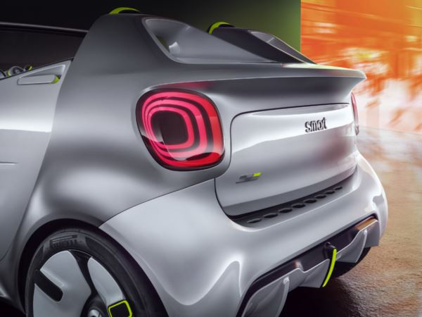 smart forease: un show car électrique sans toit et doté d'un pare-brise raccourci