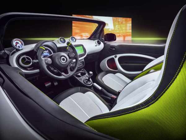 smart forease: un show car électrique sans toit et doté d'un pare-brise raccourci