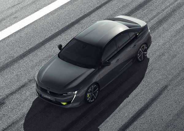 Le concept 508 Peugeot Sport Engineered préfigure une berline électrifiée radicale