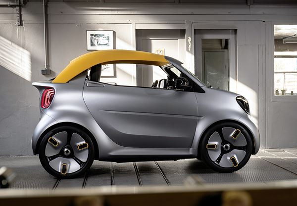 smart forease plus: un show car électrique doté d'un toit amovible