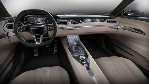 Italdesign DaVinci: un concept de coupé quatre portes électrique