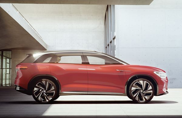 Le concept Volkswagen ID. Roomzz préfigure un SUV électrique sept places