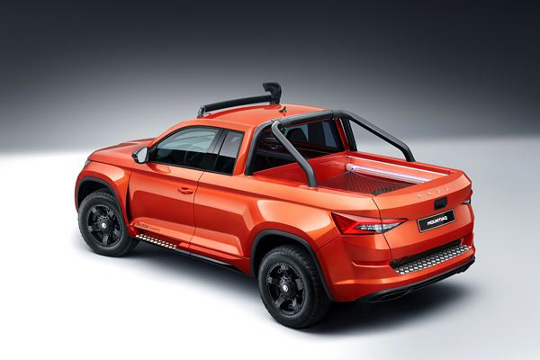 Le concept de pick-up Skoda Mountiaq décline du SUV Kodiaq