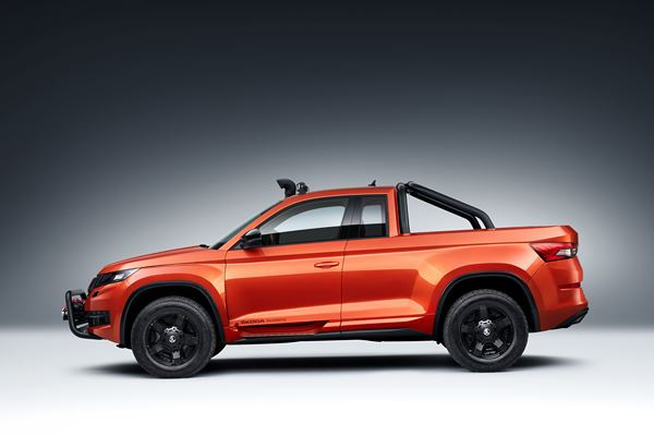 Le concept de pick-up Skoda Mountiaq décline du SUV Kodiaq