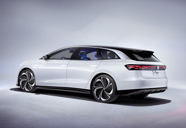 Le concept-car électrique Volkswagen ID. Space Vizzion offre l'espace d'un SUV