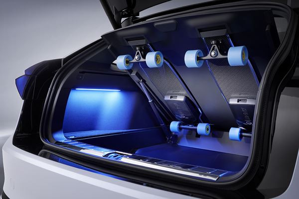 Le concept-car électrique Volkswagen ID. Space Vizzion offre l'espace d'un SUV