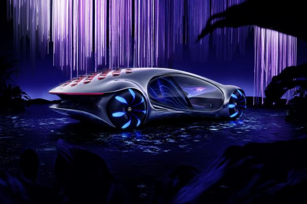 Le Mercedes Vision AVTR zéro émission embarque quatre moteurs électriques