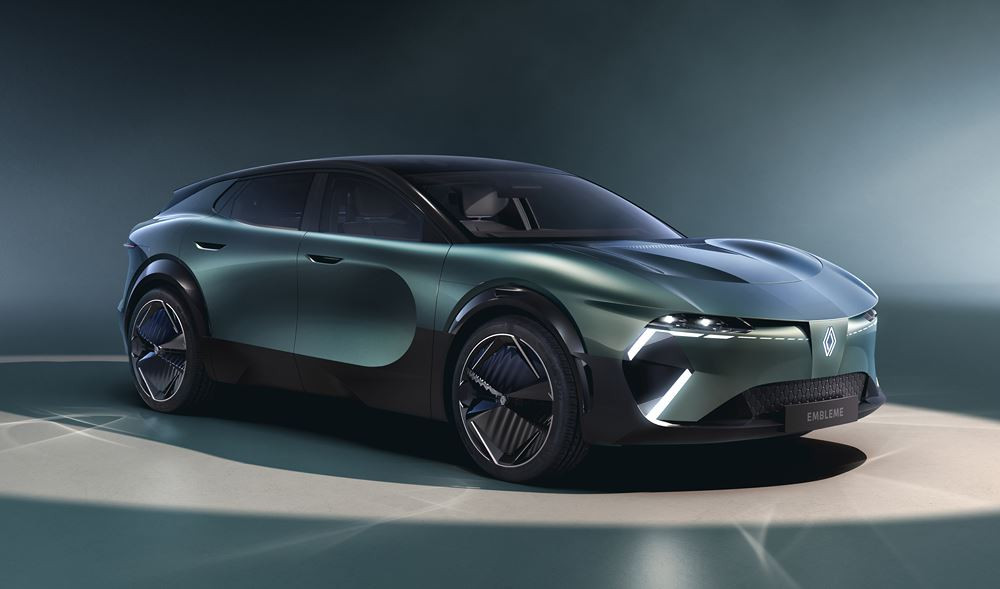 Le demo car Renault Emblème a été conçu dans une démarche de décarbonation maximisée