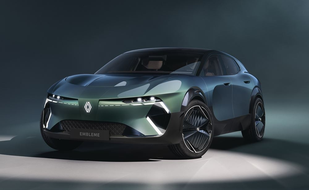 Le demo car Renault Emblème a été conçu dans une démarche de décarbonation maximisée