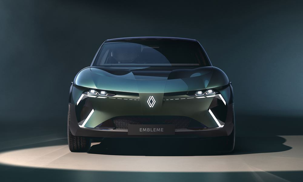 Le demo car Renault Emblème a été conçu dans une démarche de décarbonation maximisée