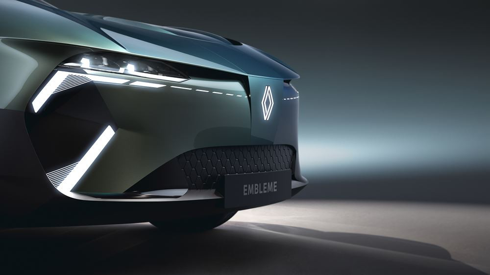 Le demo car Renault Emblème a été conçu dans une démarche de décarbonation maximisée