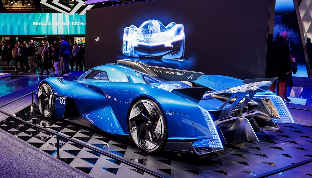 Le prototype Alpine Alpenglow Hy6 embarque un moteur thermique V6 alimenté à l'hydrogène