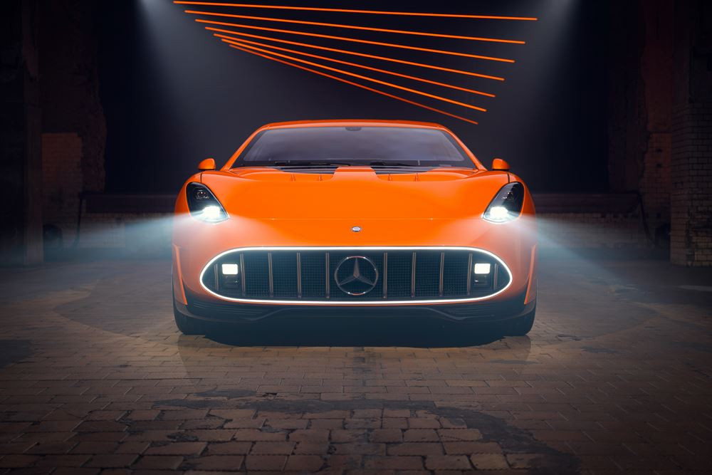 Le concept de coupé quatre portes AMG GT XX embarque un programme technologique électrique d'avant-garde