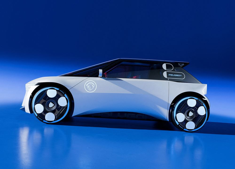Le concept-car Peugeot Polygon Concept est un laboratoire roulant de moins de 4 mètres