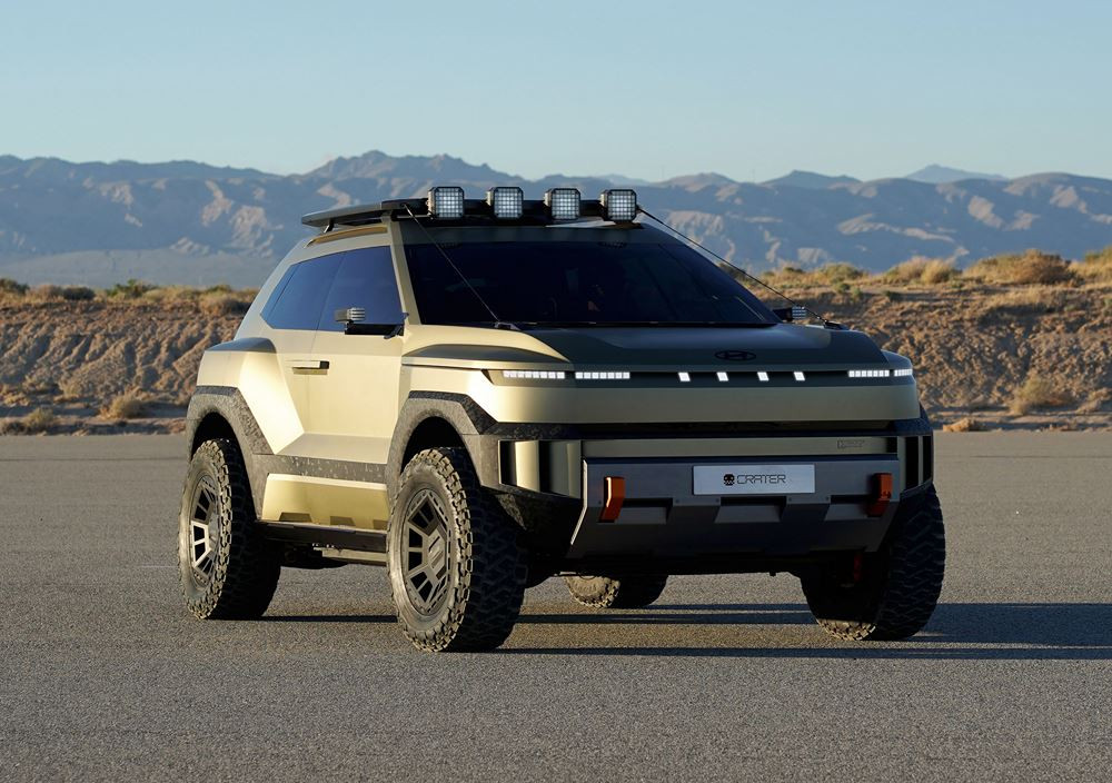 Le concept de SUV tout-terrain Hyundai Crater affiche un design futuriste robuste