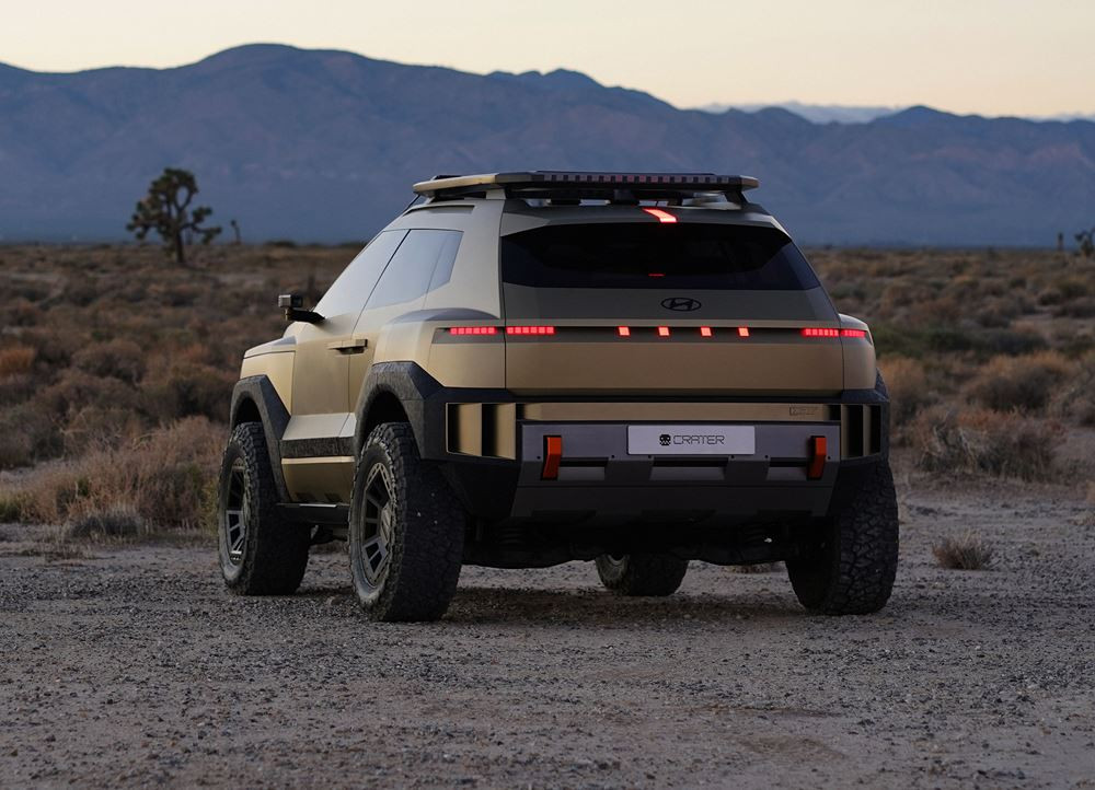 Le concept de SUV tout-terrain Hyundai Crater affiche un design futuriste robuste