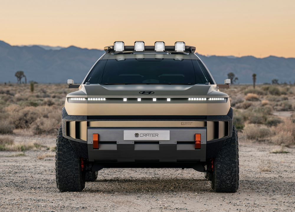 Le concept de SUV tout-terrain Hyundai Crater affiche un design futuriste robuste