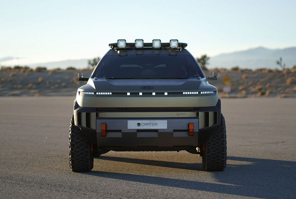 Le concept de SUV tout-terrain Hyundai Crater affiche un design futuriste robuste