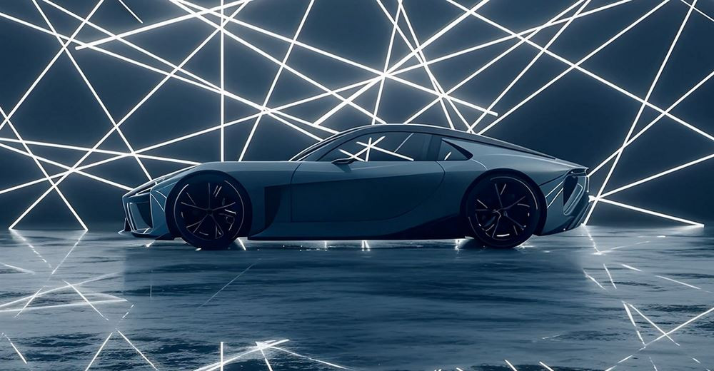 Le Lexus LFA Concept est un concept de voiture de sport électrique à batterie