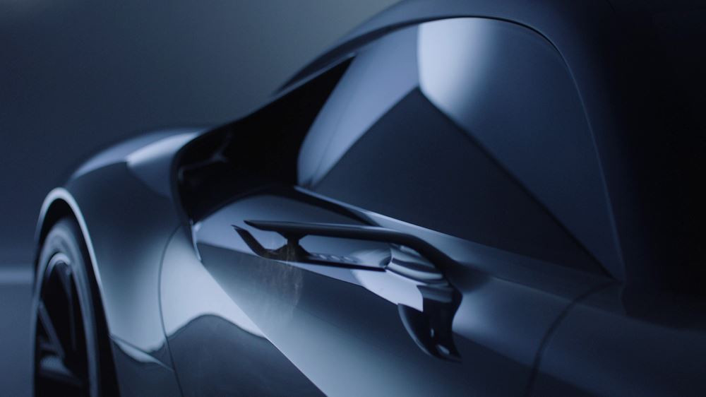 Le Lexus LFA Concept est un concept de voiture de sport électrique à batterie