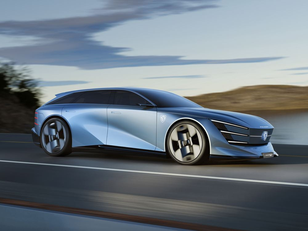 Le Concept 6 de Peugeot exprime la vision d'une grande berline de nouvelle génération