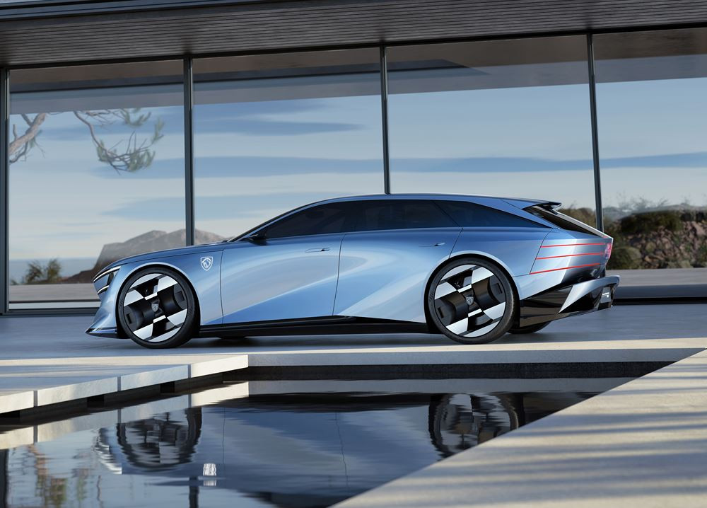 Le Concept 6 de Peugeot exprime la vision d'une grande berline de nouvelle génération