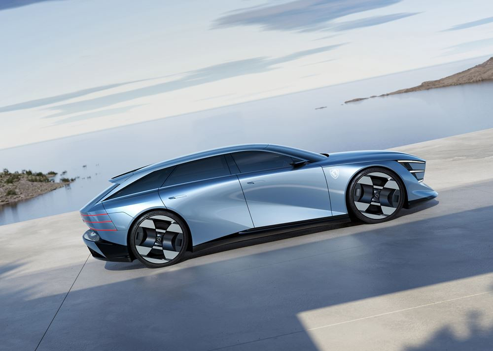 Le Concept 6 de Peugeot exprime la vision d'une grande berline de nouvelle génération